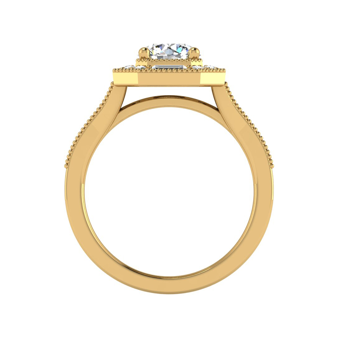 Willa Halo Engagement Ring